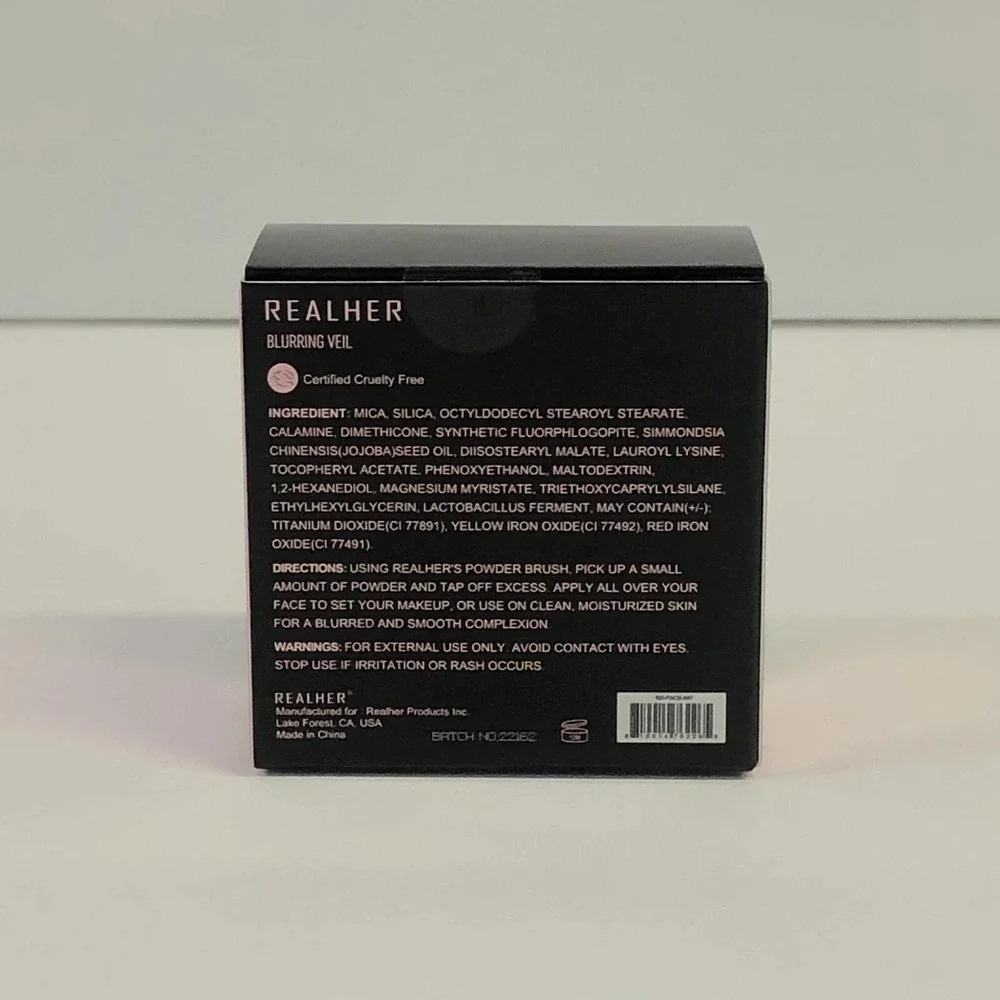 RealHer Blurring Veil Set Your Goal Blue Light Defense Setting Powder NEW